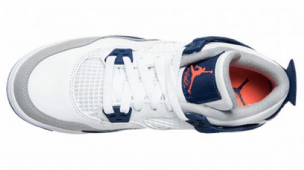 Pánské Boty Nike Air Jordan 4gs Bílá Modrá