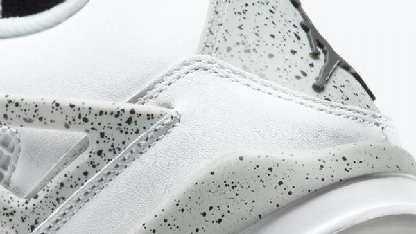 Pánské Golfové Boty Nike Air Jordan 4 Bílé