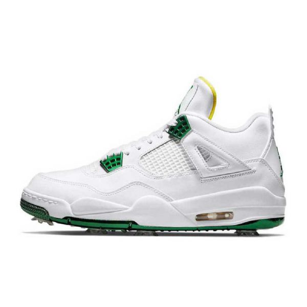 Pánské Golfové Boty Nike Air Jordan 4 Zelená Bílý