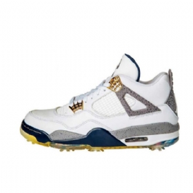 Pánské Golfové Boty Nike Eastside Golf Air Jordan 4 Bílé