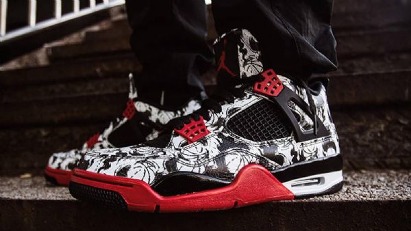 Pánské Tetovací Boty Nike Air Jordan 4 Vícebarevné