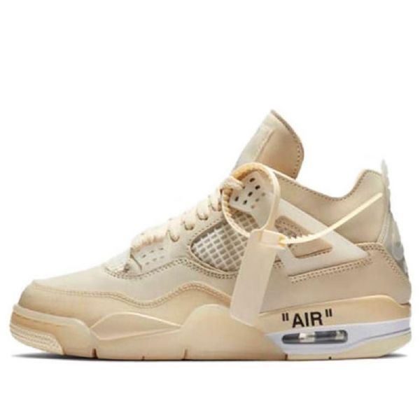 Retro Basketbalové Boty Nike Off-white Air Jordan 4 Sp Pro Ženy Khaki