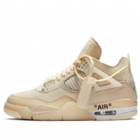 Retro Basketbalové Boty Nike Off-white Air Jordan 4 Sp Pro Ženy Khaki