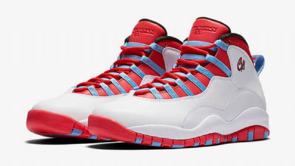 Boty Nike Air Jordan 10 Chicago Pro Muže Bílo Červené