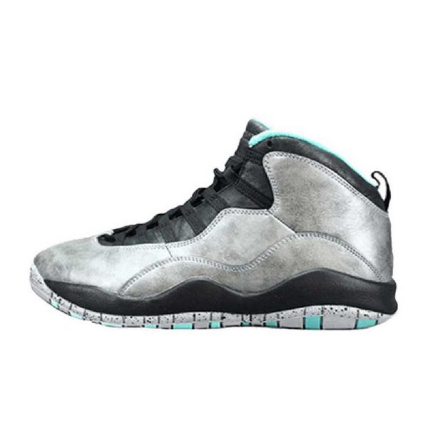 Boty Nike Air Jordan 10 Lady Liberty Pro Muže Stříbrná Černá