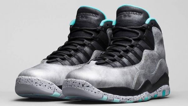 Boty Nike Air Jordan 10 Lady Liberty Pro Muže Stříbrná Černá