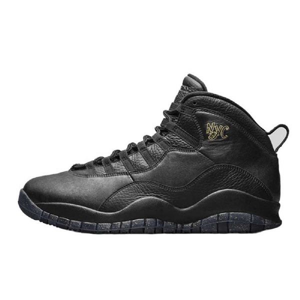 Boty Nike Air Jordan 10 Nyc Pro Muže Černé