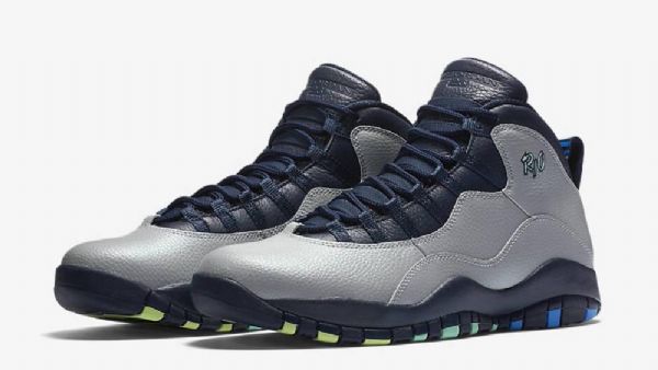 Boty Nike Air Jordan 10 Rio Brazil City Pack Pro Muže Šedá Tmavě Modrá
