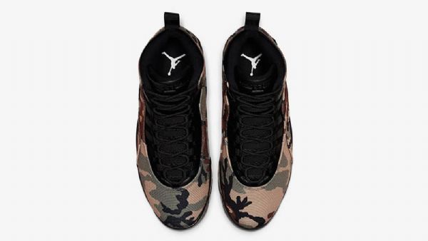 Boty Nike Air Jordan 10 Woodland Pro Muže Camouflage Černá