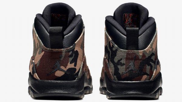 Boty Nike Air Jordan 10 Woodland Pro Muže Camouflage Černá
