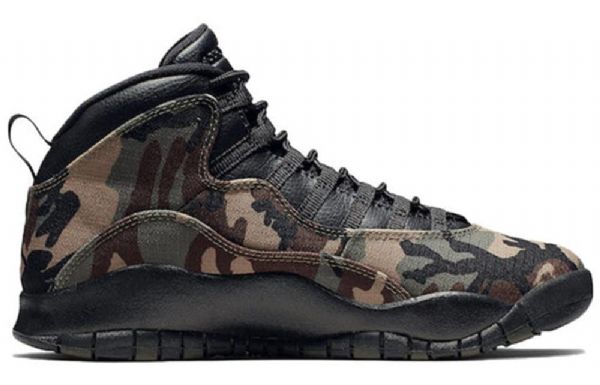 Nike Air Jordan 10 Retro Basketbalové Boty Pro Muže Camouflage