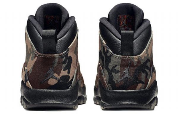 Nike Air Jordan 10 Retro Basketbalové Boty Pro Muže Camouflage