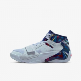 Dětské Basketbalové Boty Nike Air Jordan Zion 2 Bílý Vícebarevné