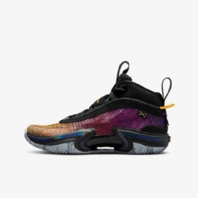 Dětské Basketbalové Boty Nike Air Jordan Xxxvi Černá Fialová