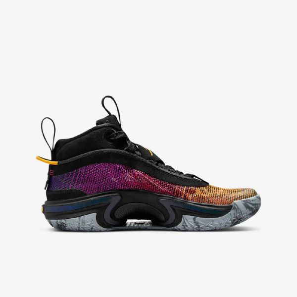 Dětské Basketbalové Boty Nike Air Jordan Xxxvi Černá Fialová