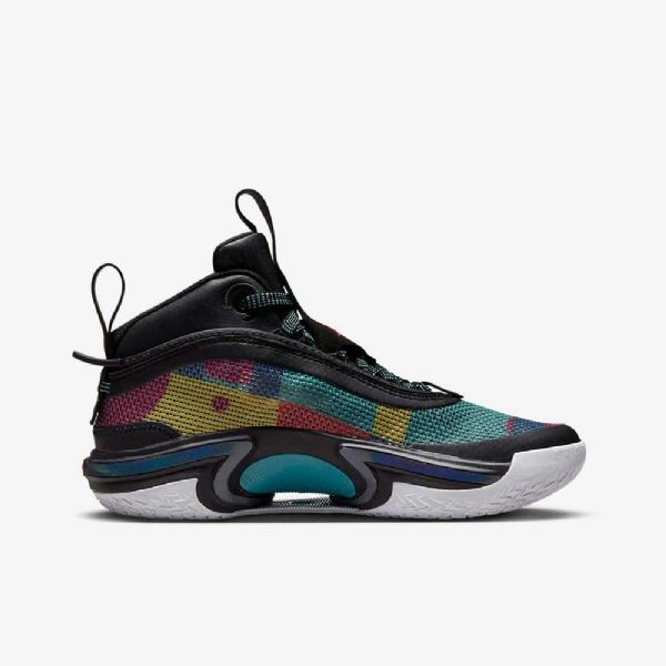 Dětské Basketbalové Boty Nike Air Jordan Xxxvi Černorůžové
