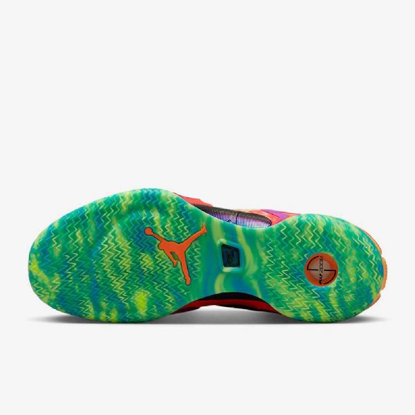 Nízké Pánské Basketbalové Boty Nike Air Jordan Xxxvi Pe Černo-zelené