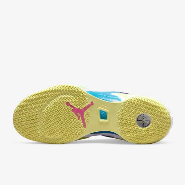 Pánské Basketbalové Boty Nike Air Jordan Xxxvi Luka Pf Modrá Fialová Růžová Zelená