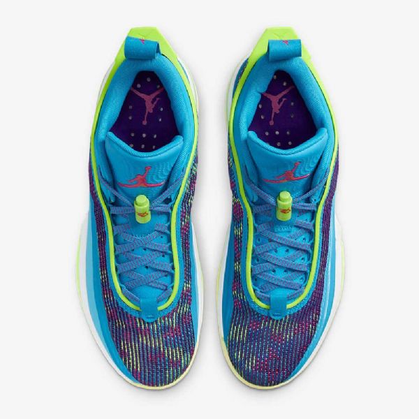 Pánské Basketbalové Boty Nike Air Jordan Xxxvi Luka Pf Modrá Fialová Růžová Zelená