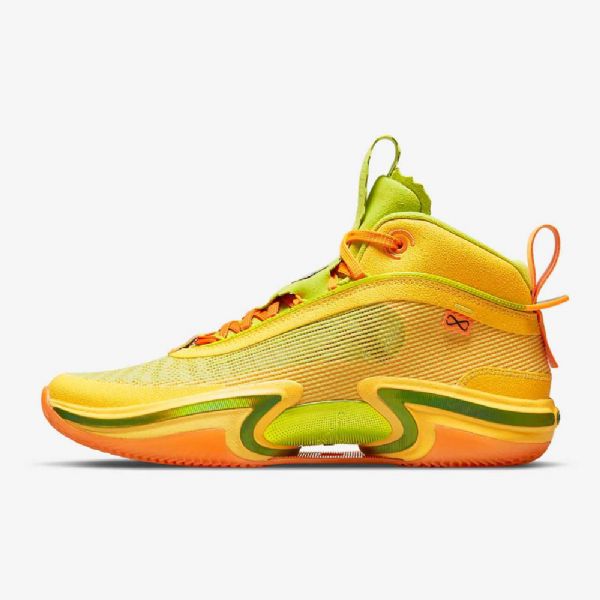 Pánské Basketbalové Boty Nike Air Jordan Xxxvi Taco Jay Žlutá Zelená Černá