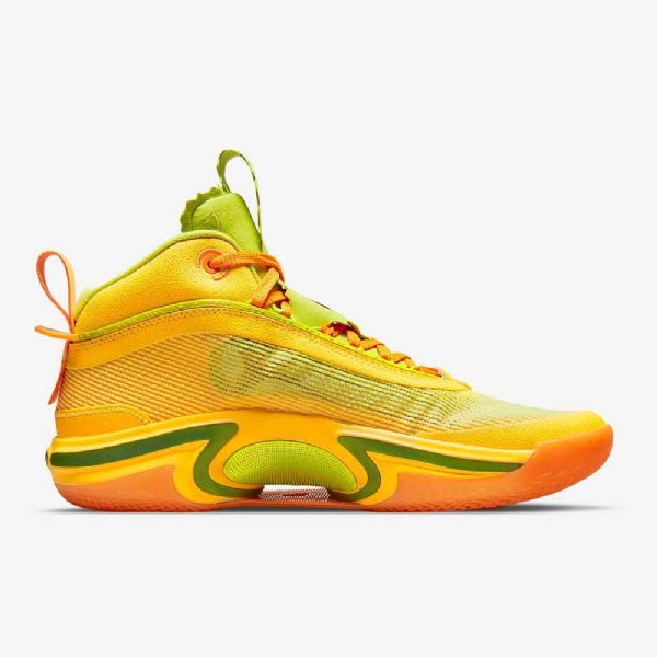 Pánské Basketbalové Boty Nike Air Jordan Xxxvi Taco Jay Žlutá Zelená Černá