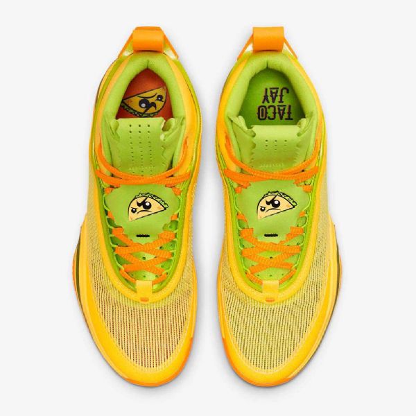 Pánské Basketbalové Boty Nike Air Jordan Xxxvi Taco Jay Žlutá Zelená Černá