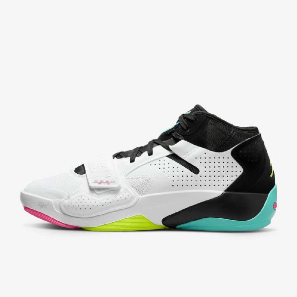Pánské Basketbalové Boty Nike Air Jordan Zion 2 Bílá Černá Tyrkysová