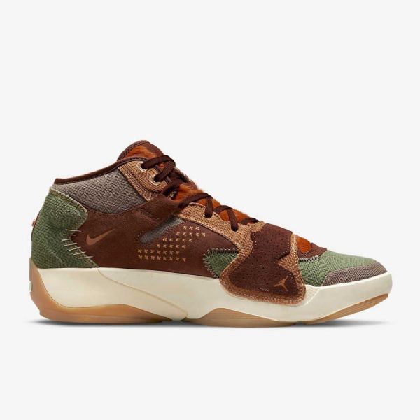 Pánské Basketbalové Boty Nike Air Jordan Zion 2 Hnědozelené