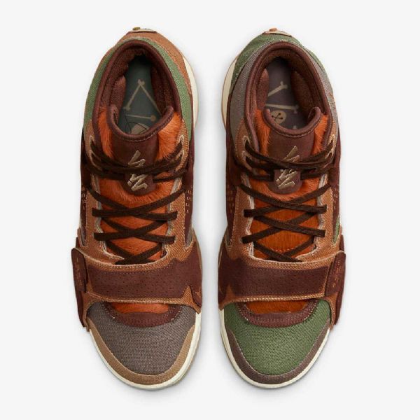 Pánské Basketbalové Boty Nike Air Jordan Zion 2 Hnědozelené