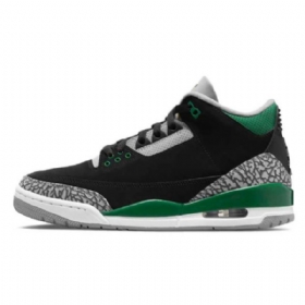 Boty Nike Air Jordan 3 Borovice Pro Muže Černozelené