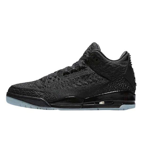 Boty Nike Air Jordan 3 Flyknit Pro Muže Černé