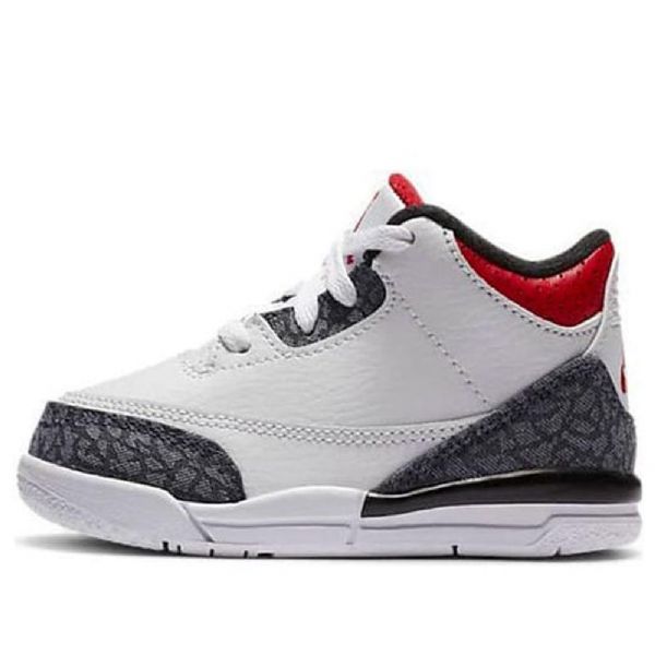 Boty Nike Air Jordan 3 Retro Denim Se Td Pro Děti Červené