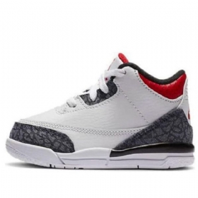 Boty Nike Air Jordan 3 Retro Denim Se Td Pro Děti Červené