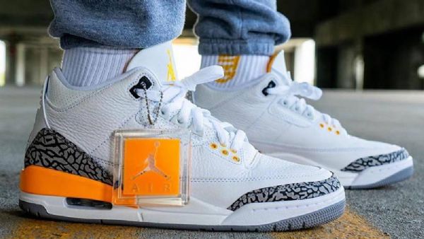 Boty Nike Air Jordan 3 Retro Laser Pro Ženy Oranžové