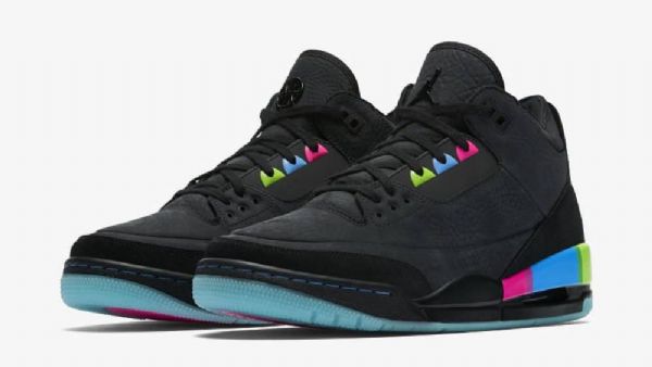 Boty Nike Air Jordan 3 Retro Quai 54 Pro Muže Černá Vícebarevné