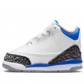 Boty Nike Air Jordan 3 Retro Td Pro Děti Modré