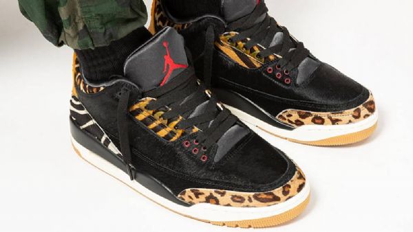 Boty Nike Air Jordan 3 Se Animal Mocha Pro Ženy Černé