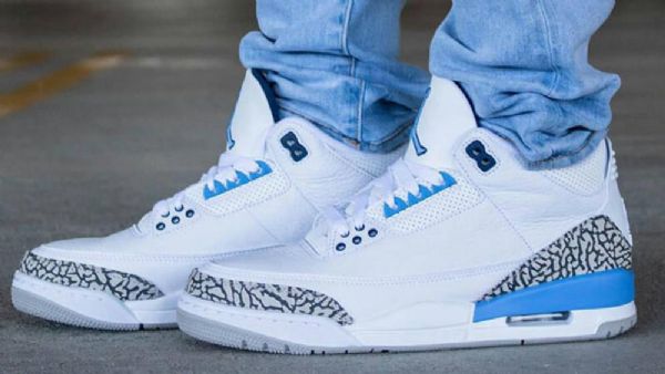 Boty Nike Air Jordan 3 Unc Pro Muže Bílé