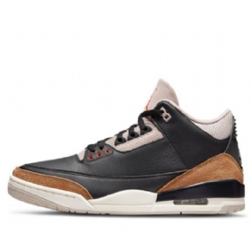 Nike Air Jordan 3 Retro Basketbalové Boty Pro Muže Černé Khaki