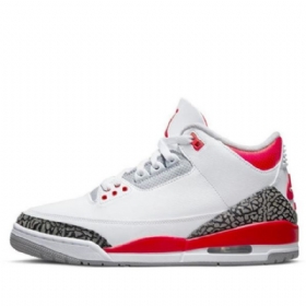 Nike Air Jordan 3 Retro Basketbalové Boty Pro Muže Červené