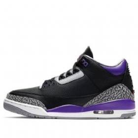 Nike Air Jordan 3 Retro Basketbalové Boty Pro Muže Fialové