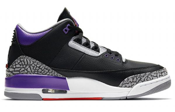 Nike Air Jordan 3 Retro Basketbalové Boty Pro Muže Fialové
