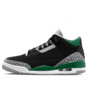 Nike Air Jordan 3 Retro Basketbalové Boty Pro Muže Zelené