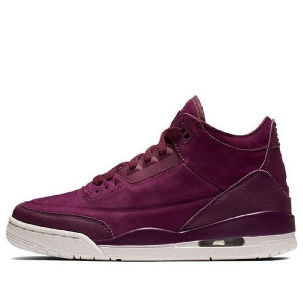 Nike Air Jordan 3 Retro Basketbalové Boty Pro Ženy Burgundsko