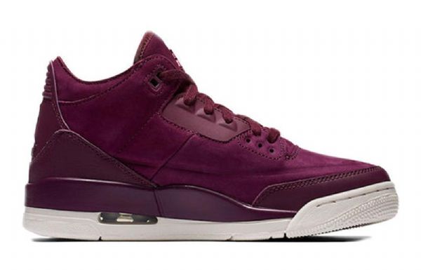 Nike Air Jordan 3 Retro Basketbalové Boty Pro Ženy Burgundsko