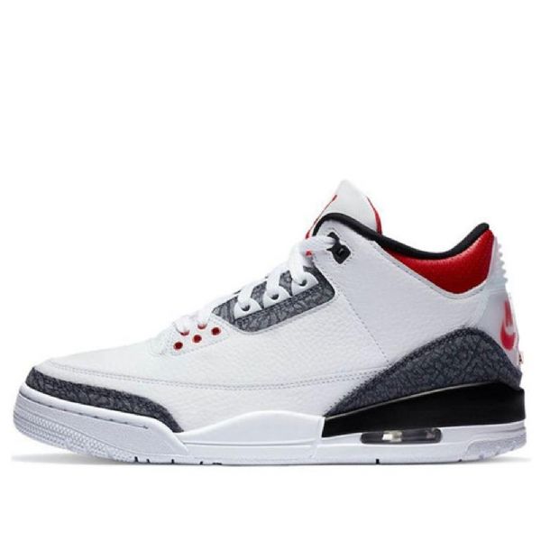 Nike Air Jordan 3 Retro Denim Se Basketbalové Boty Pro Muže Červené
