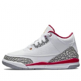 Nike Air Jordan 3 Retro Ps Basketbalové Boty Pro Muže Červené