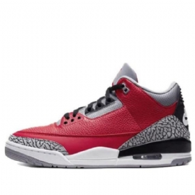 Nike Air Jordan 3 Retro Se Pánské Basketbalové Boty Červený Šedá