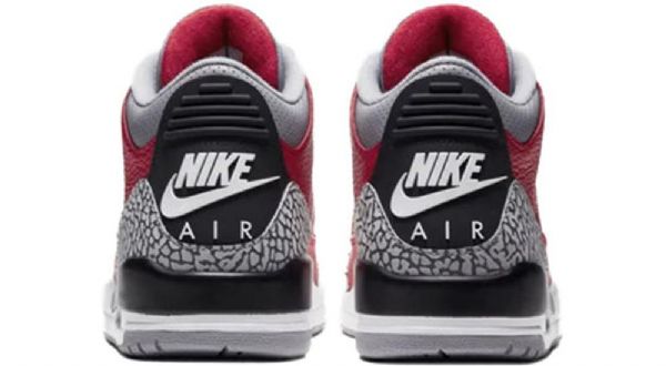 Nike Air Jordan 3 Retro Se Pánské Basketbalové Boty Červený Šedá