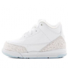 Nike Air Jordan 3 Retro Td Boty Pro Děti Bílé